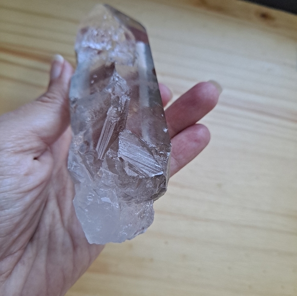 Clear as Glass Large Quartz Crystal Point - Picture 5 of 9